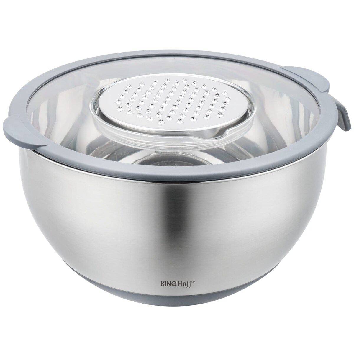 Miska kuchenna wielofunkcyjna z funkcją tarki do warzyw 24cm 5L 5 ele KINGHOFF