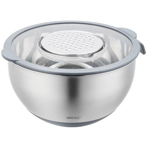 Miska kuchenna wielofunkcyjna z funkcją tarki do warzyw 24cm 5L 5 ele KINGHOFF