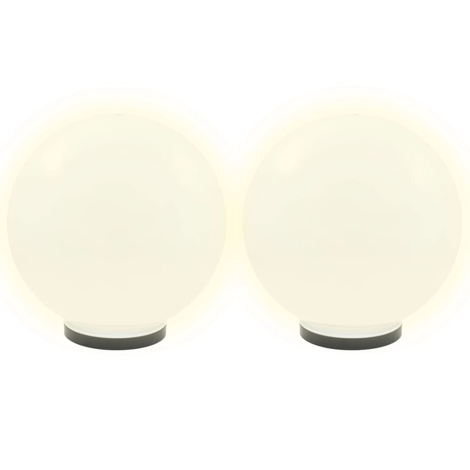 vidaXL Lampy zewnętrzne LED, 2 szt., kule 40 cm, PMMA