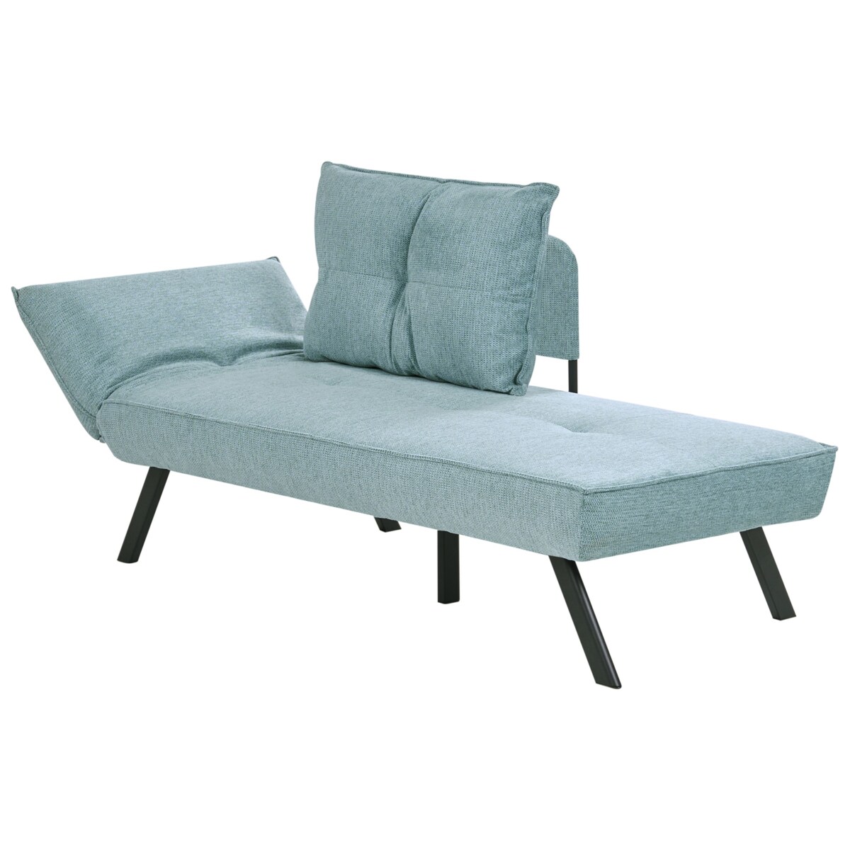 Szezlong lewostronny ROCAMADOUR Błękitny