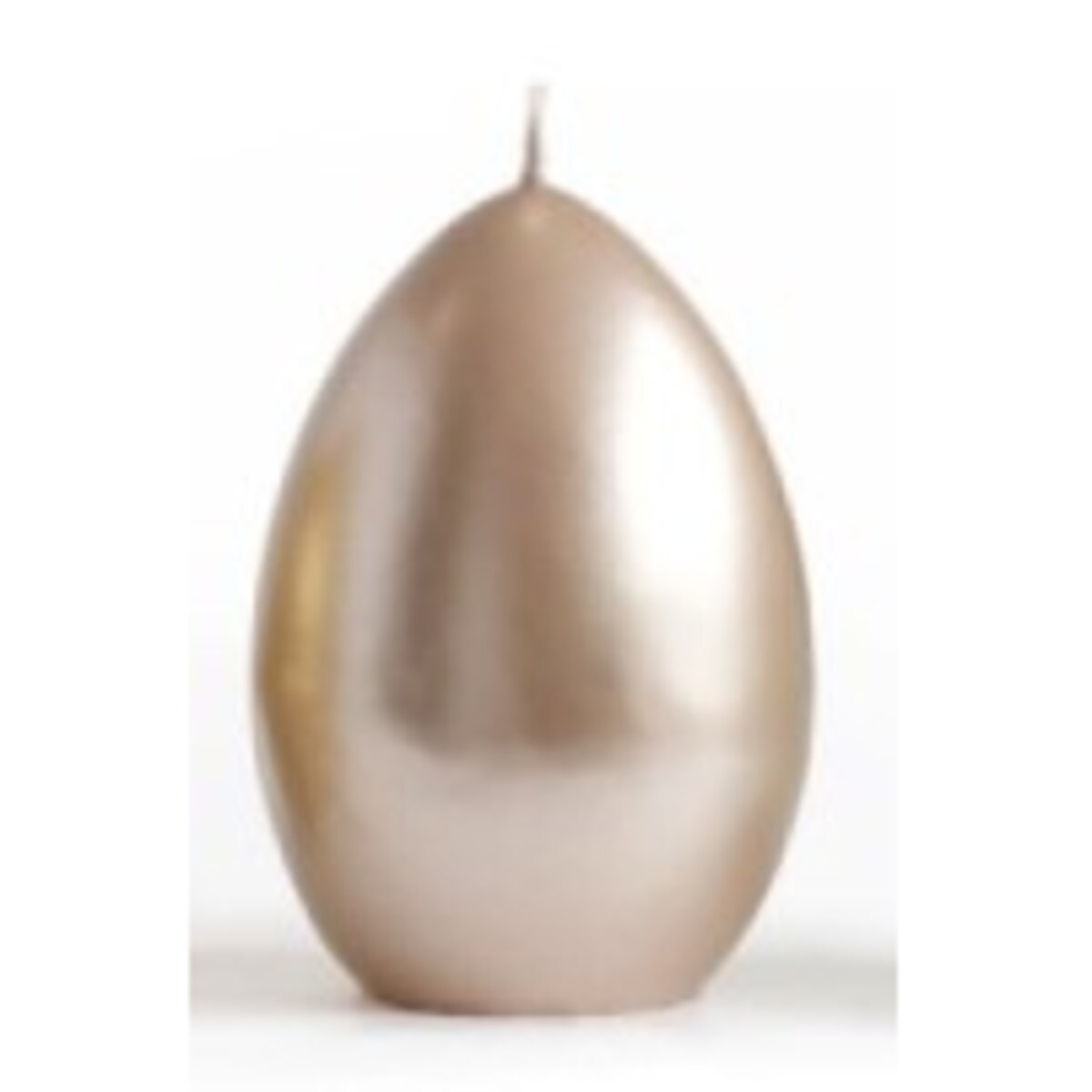 Świeca OPAL jajko małe 5x9cm rosegold