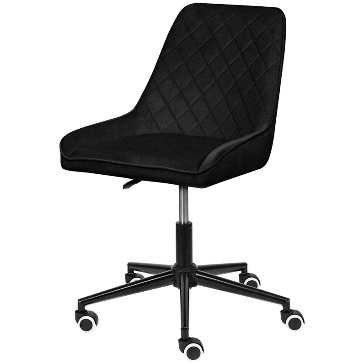 Fotel biurowy krzesło obrotowe regulowane czarne do biurka