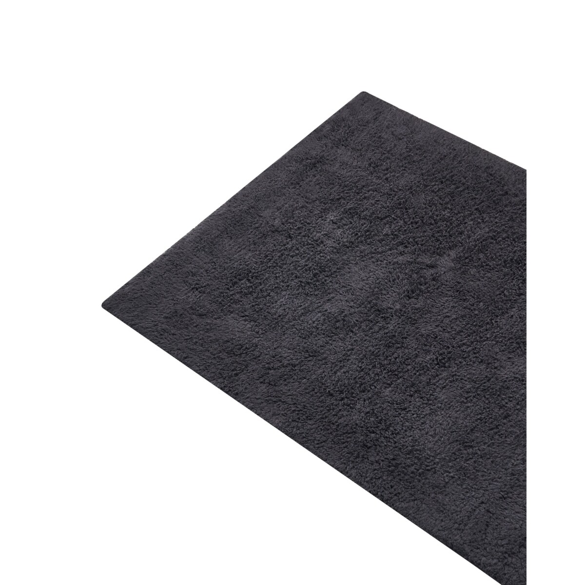 Dywanik łazienkowy GOELA Czarny 60 x 90 cm Bawełna