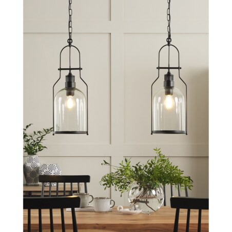Lampa wisząca BASHILO Metal Czarny