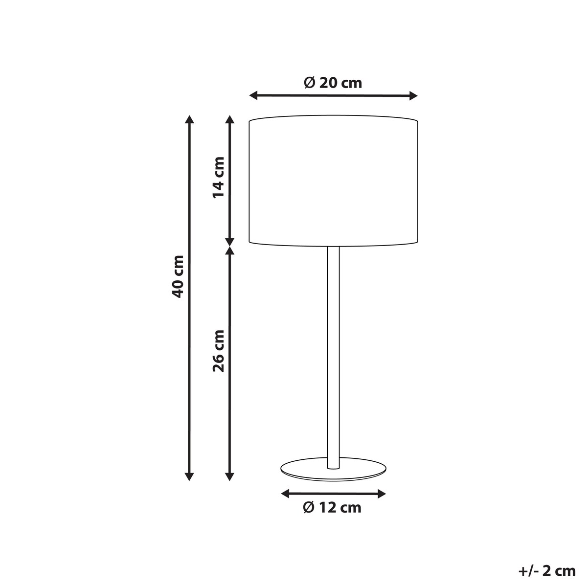 Lampa stołowa VINAZCO Boucle Biały