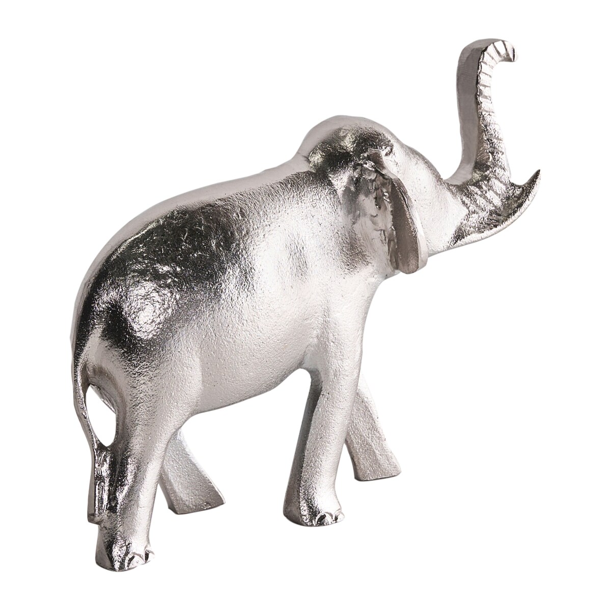 Figurka dekoracyjna Słoń MIOGOST Metal Srebrny