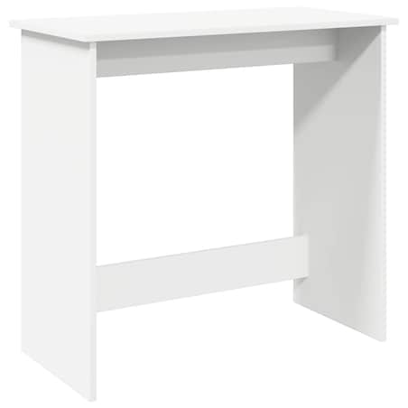 vidaXL Biurko, białe, 80x40x75 cm, materiał drewnopochodny