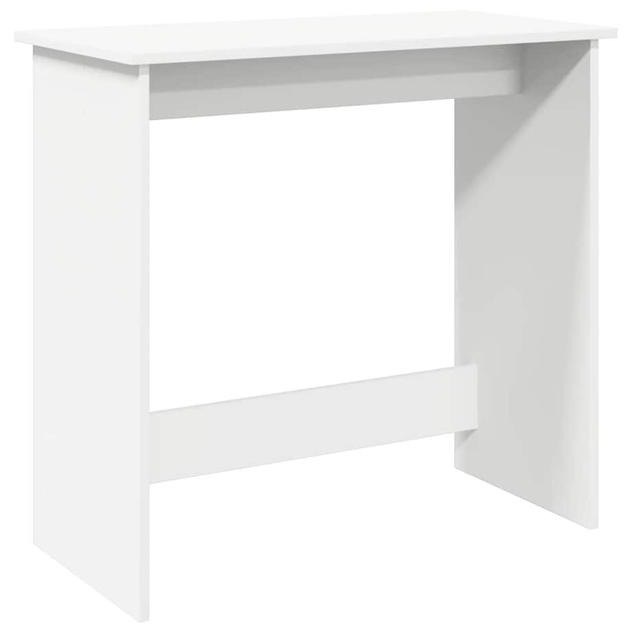 vidaXL Biurko, białe, 80x40x75 cm, materiał drewnopochodny