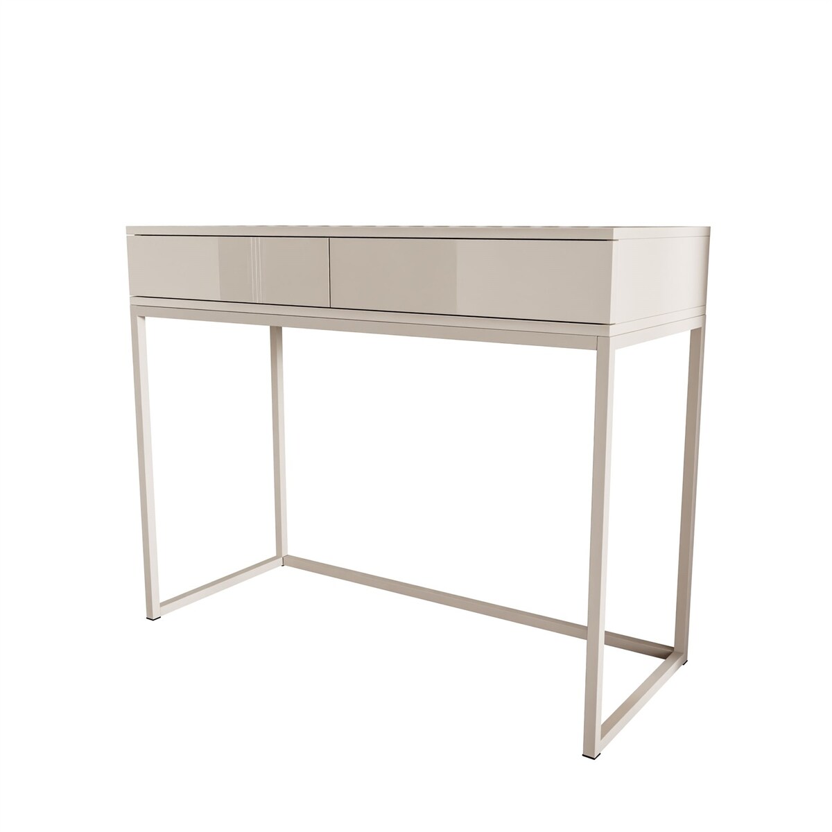 Konsola BLANCO GLAMOUR kaszmir na stelażu kaszmir, push-to-open