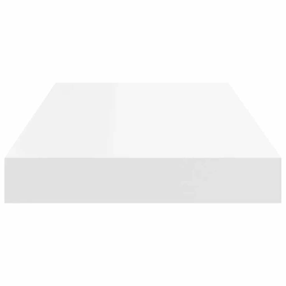 vidaXL Półka ścienna, biała, 50 x 23 x 3,8 cm, MDF