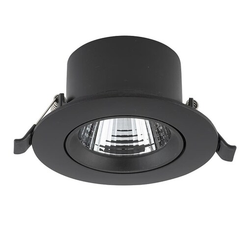 Lampa kuchenna punktowa Egina 10548 Nowodvorski LED 5W 3000K okrągła czarna