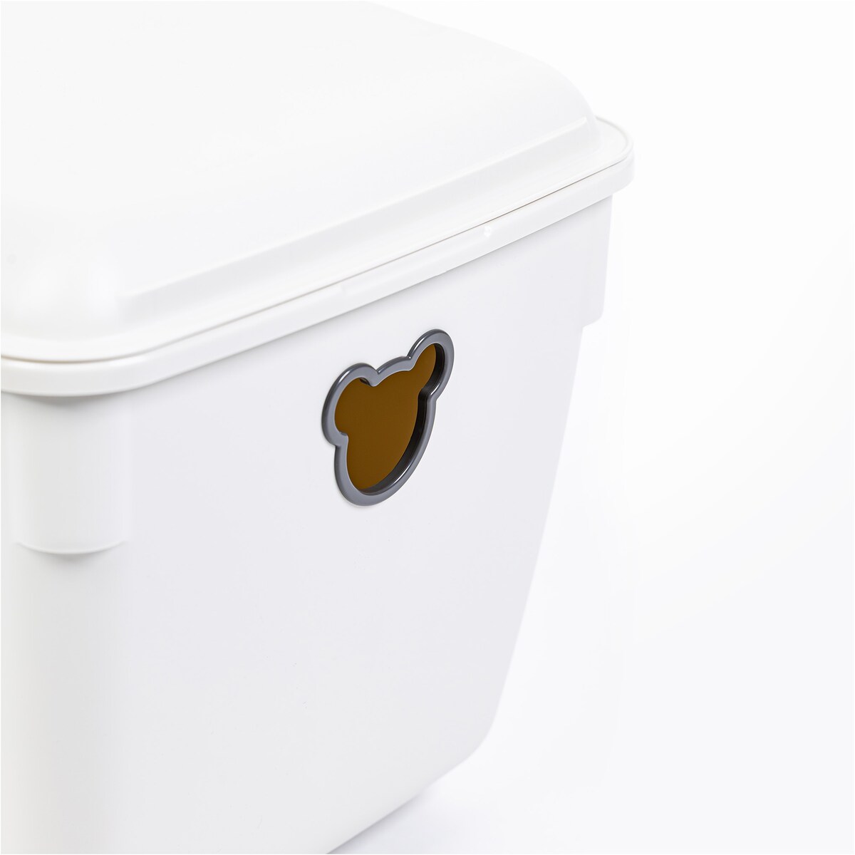 Pojemnik Plastikowy Na Zabawki 40 L Duży Miś Biały