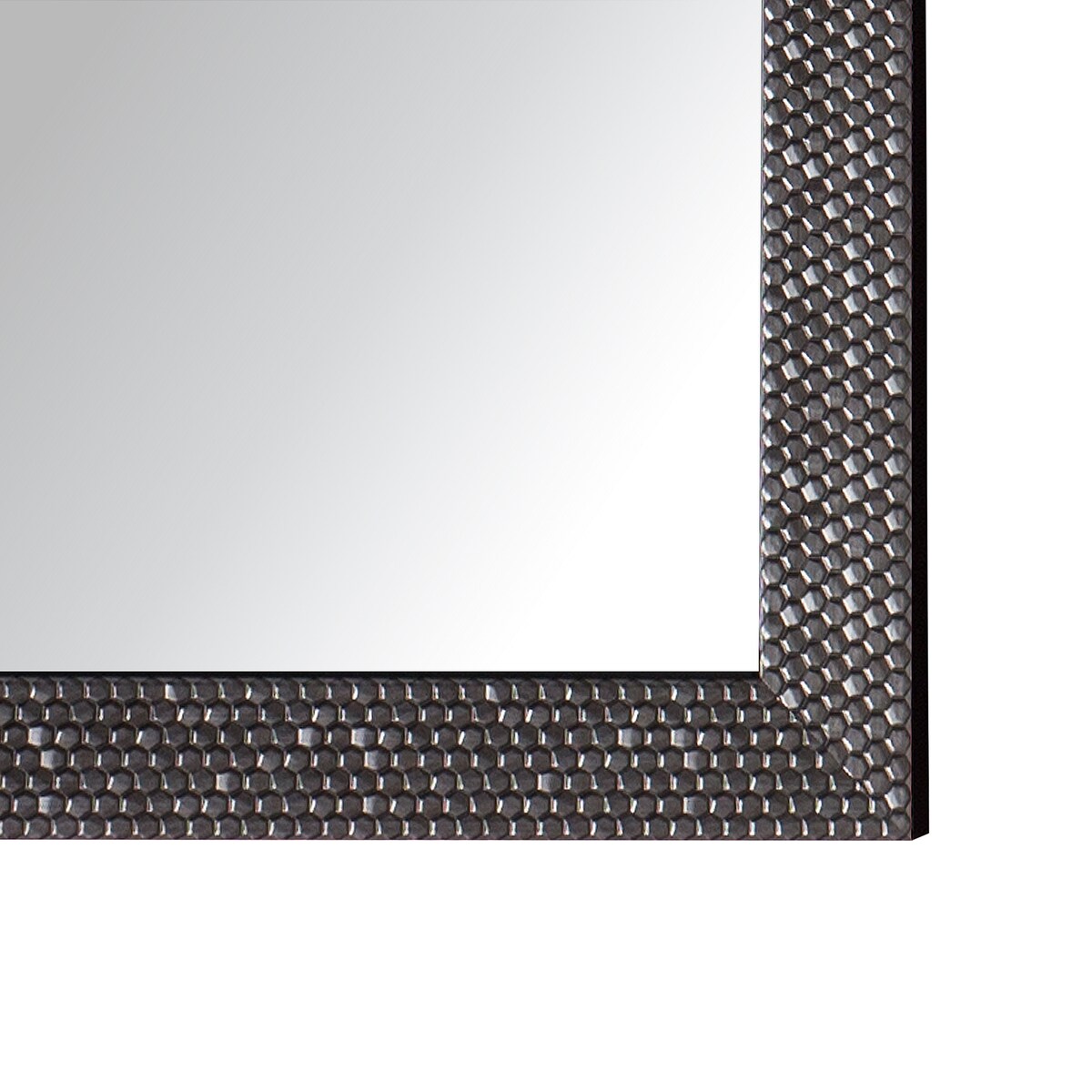 Lustro ścienne AJACCIO 50 cm 130 cm Srebrny