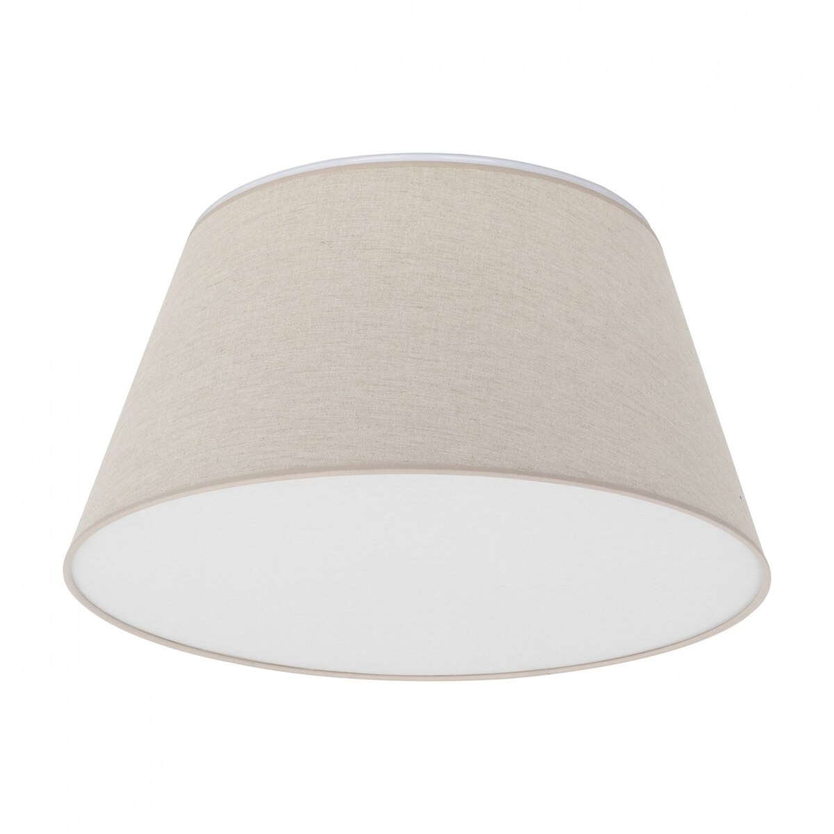 Lampa sufitowa TK Lighting FORMO LEN 500 11075, 4xE27, biała-beżowa, lniane klosze, 50x50 cm