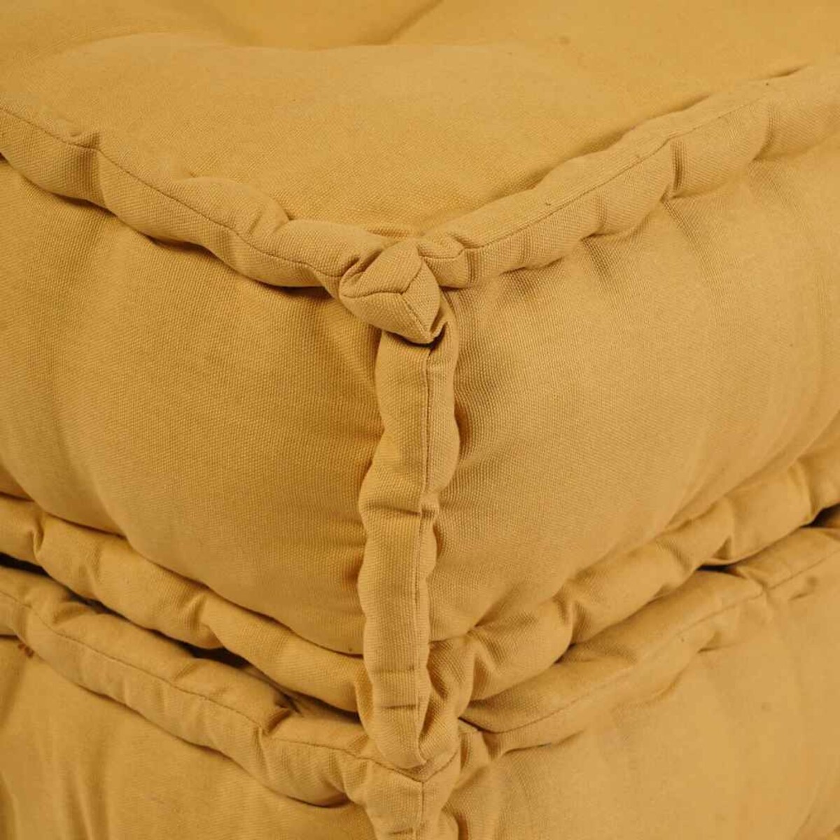 vidaXL Modułowa sofa, żółty, 70x70x36, tkanina