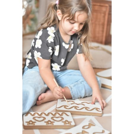 Zestaw 6 tabliczek grafomotorycznych