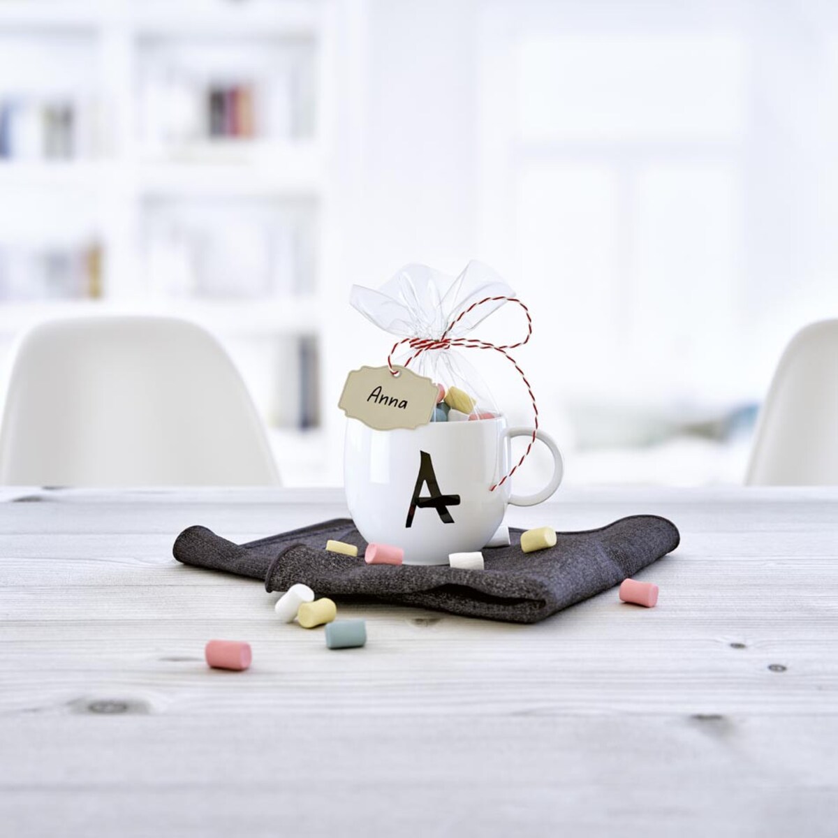 Kubek z literą A Letters, 330 ml, Villeroy & Boch