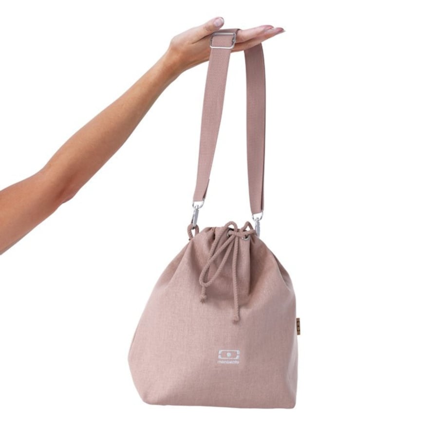 Lunchbag termiczny z paskiem Fresh Rosa Moka, 5700 ml, Monbento