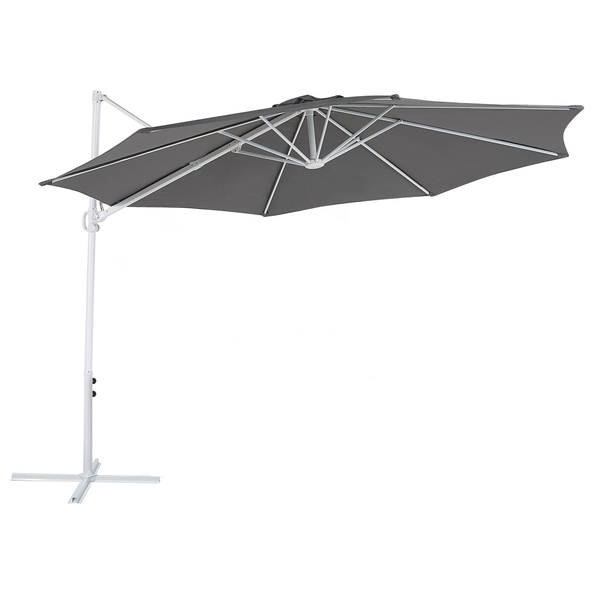 Parasol ogrodowy na wysięgniku 295 cm SAVONA II Ciemnoszary