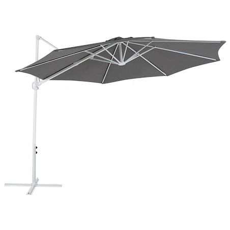 Parasol ogrodowy na wysięgniku 295 cm SAVONA II Ciemnoszary