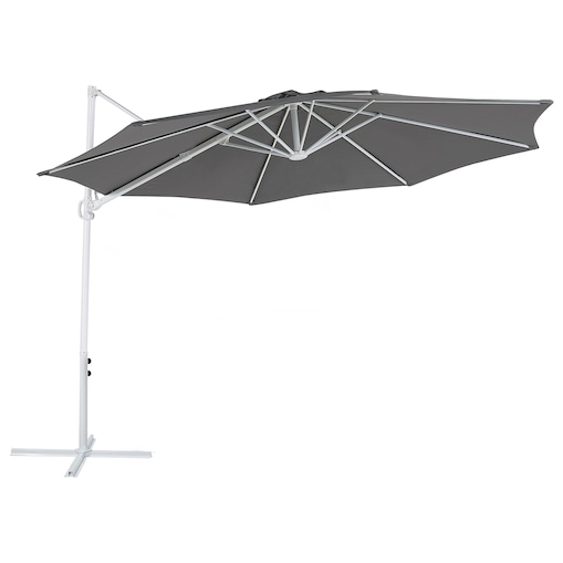 Parasol ogrodowy na wysięgniku 295 cm SAVONA II Ciemnoszary