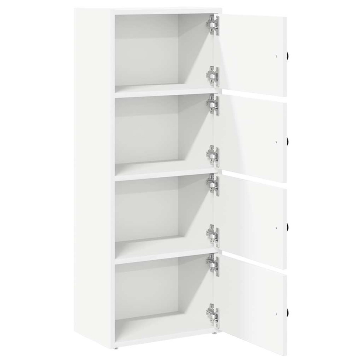 vidaXL Regał na książki, biały, 40x24x102 cm, materiał drewnopochodny