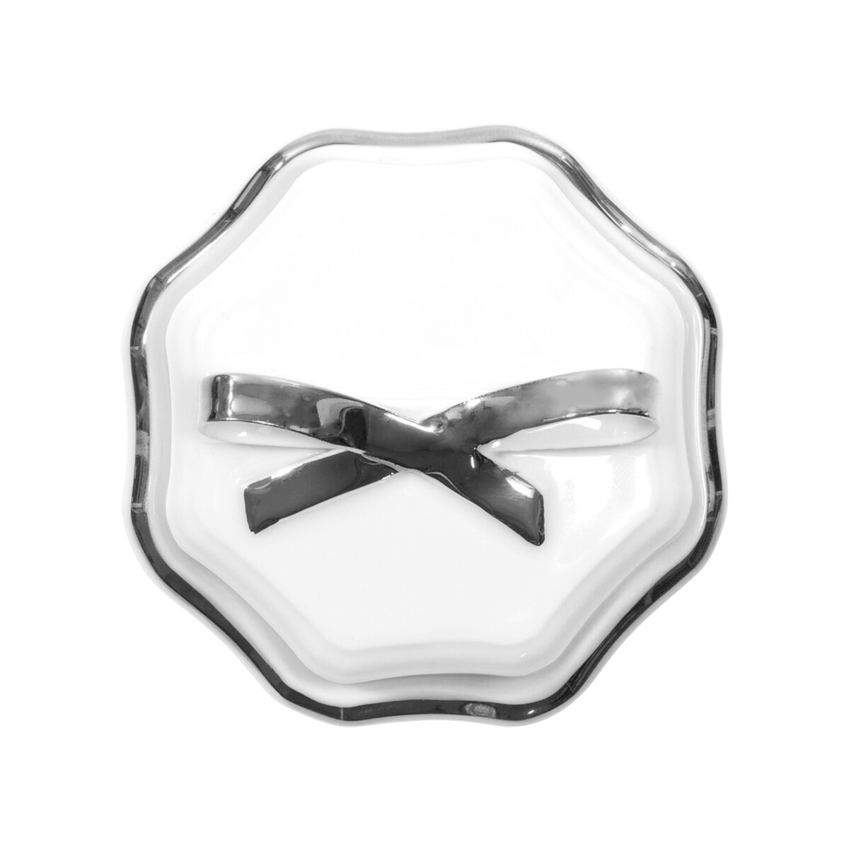 Bombonierka ze wstążką platyna E970