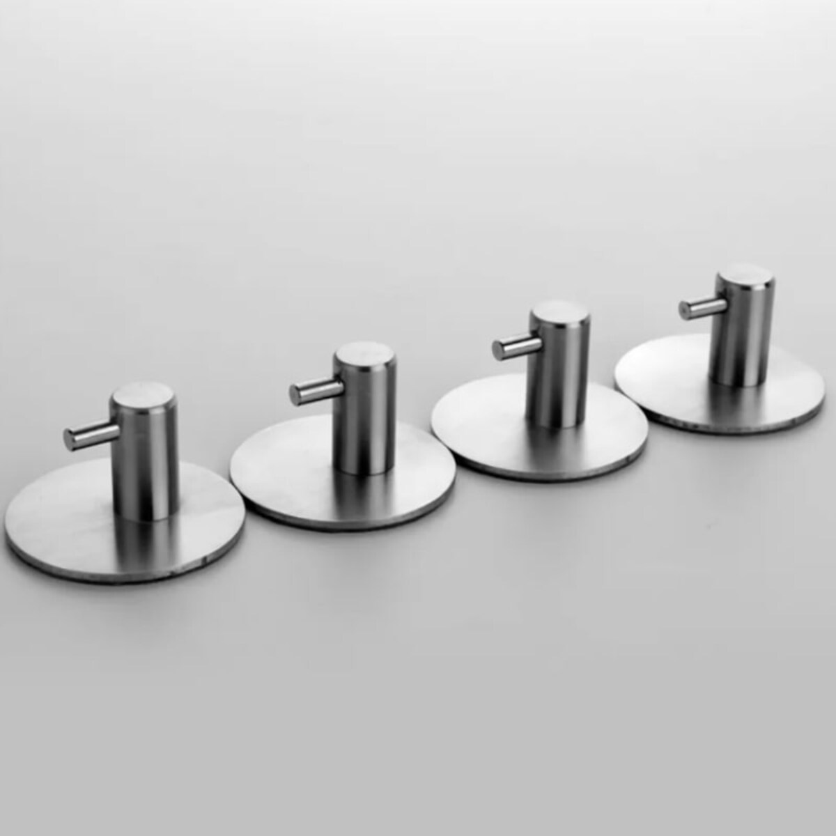 Wieszaki ścienne samoprzylepne zestaw 4 szt. komplet haczyki