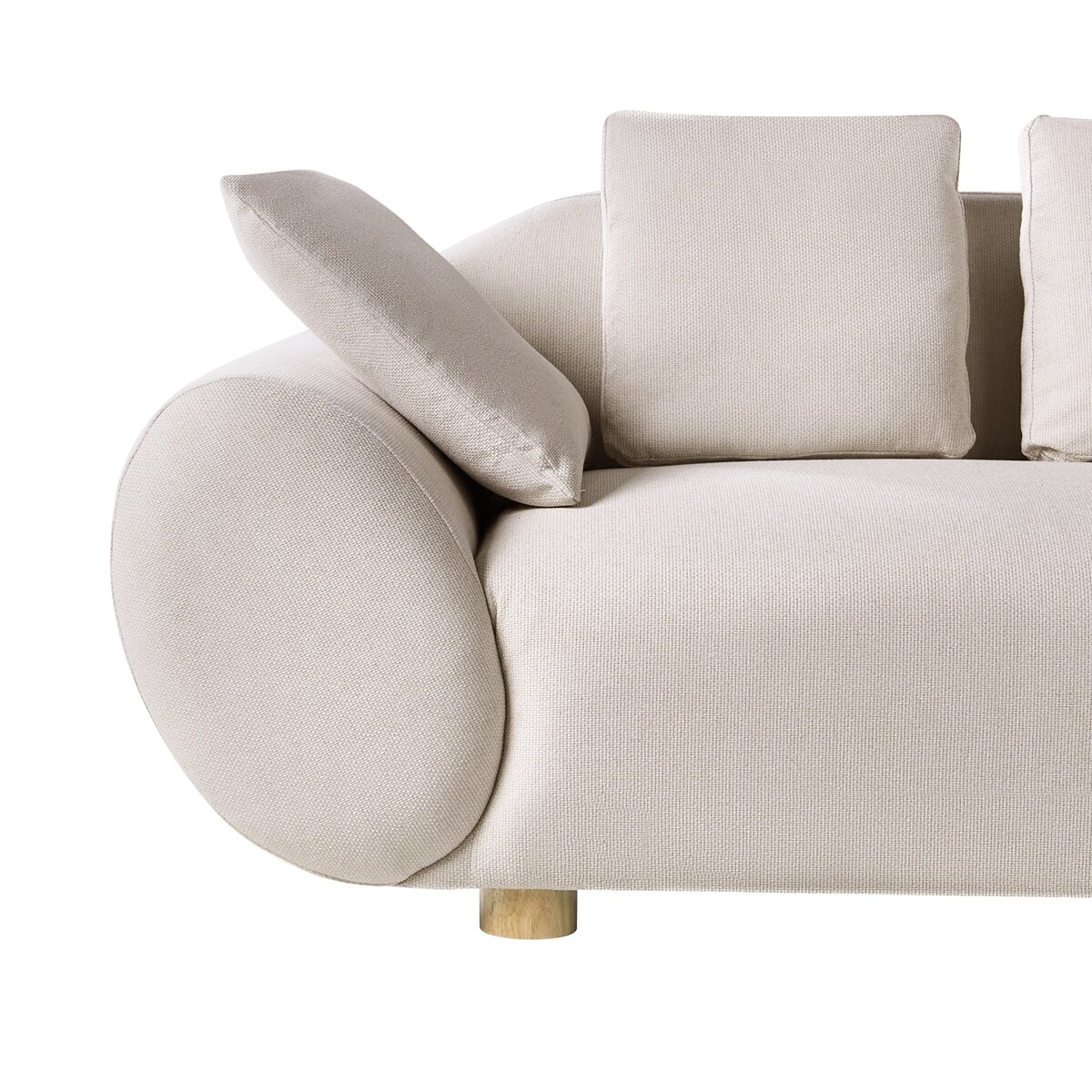 Sofa dla 2 osób RINGEL Jasnobeżowy