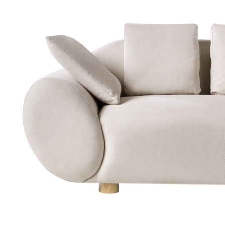 Sofa dla 2 osób RINGEL Jasnobeżowy