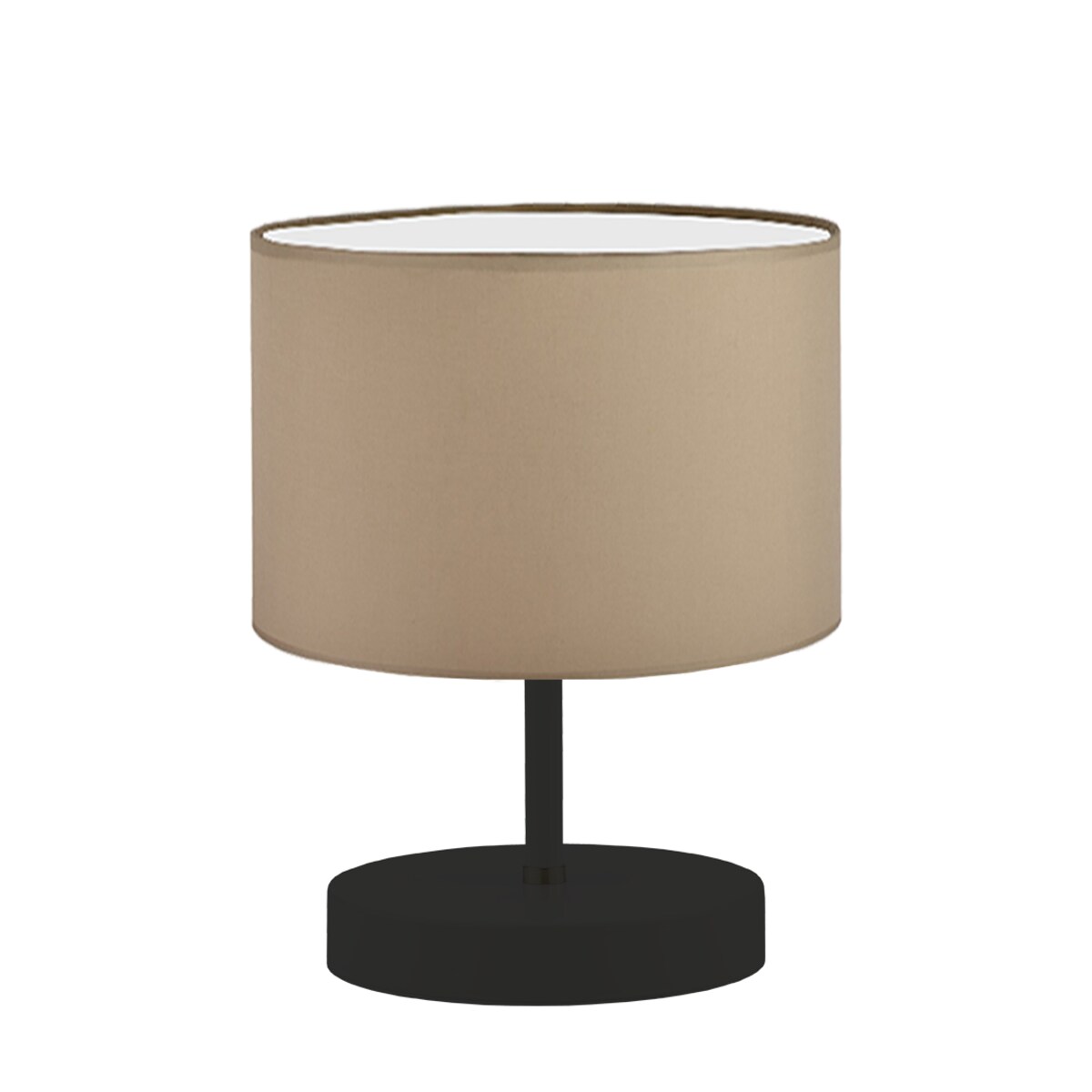 Lampka nocna na biurko lampa biurkowa LED z abażurem walec PICOLO