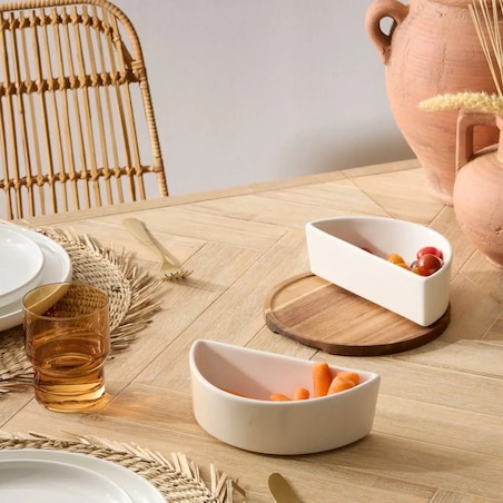 Zestaw do przekąsek z miseczkami Elegance 20x7 cm