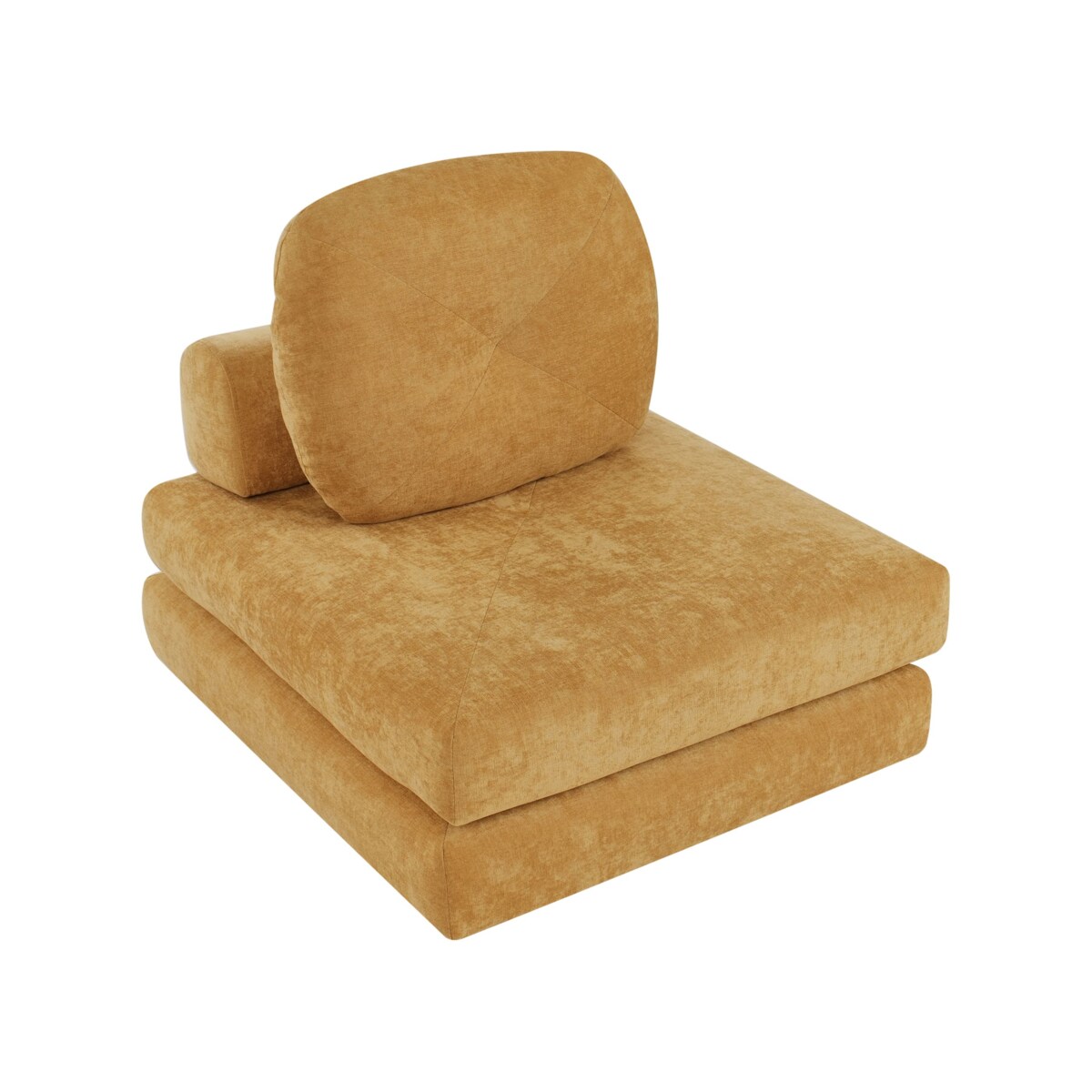 Sofa rozkładana jednoosobowa OLDEN Musztardowy