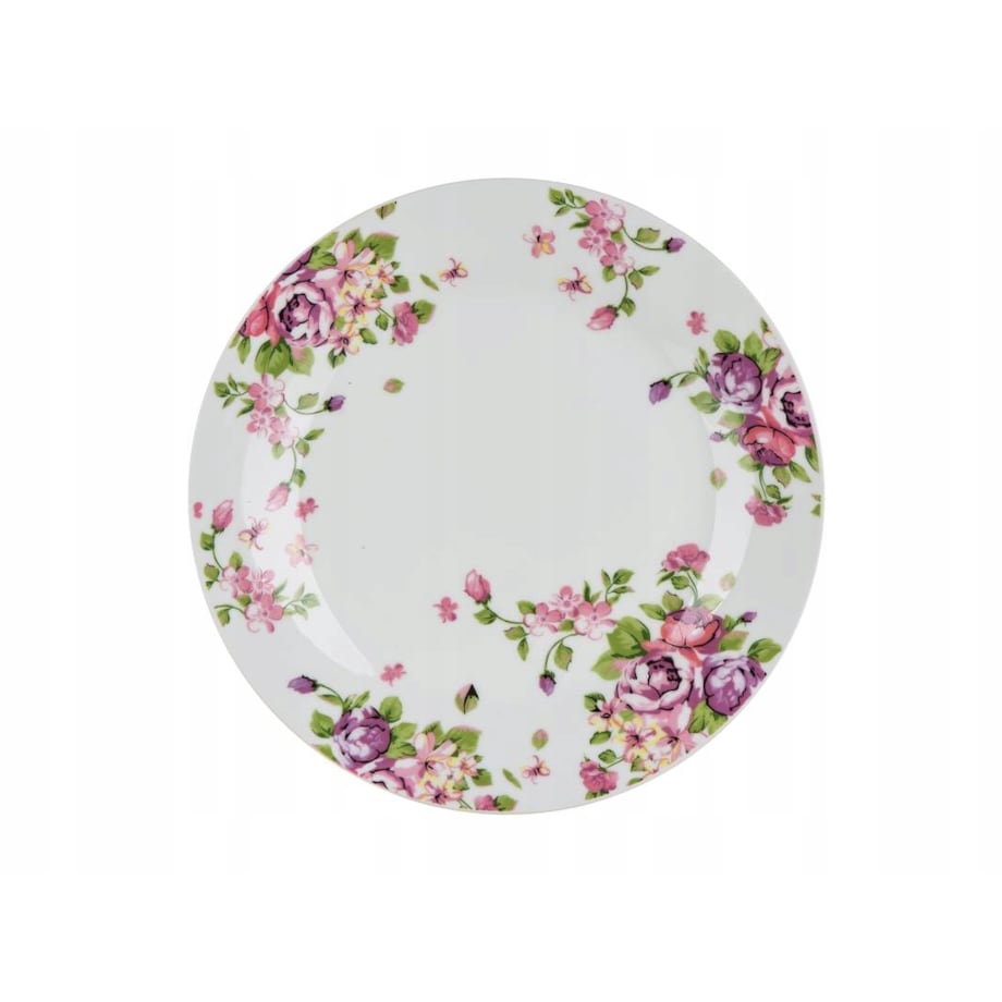 TALERZE W KWIATY 18el zestaw obiadowy na jedzenie rosół mamy prezent święta