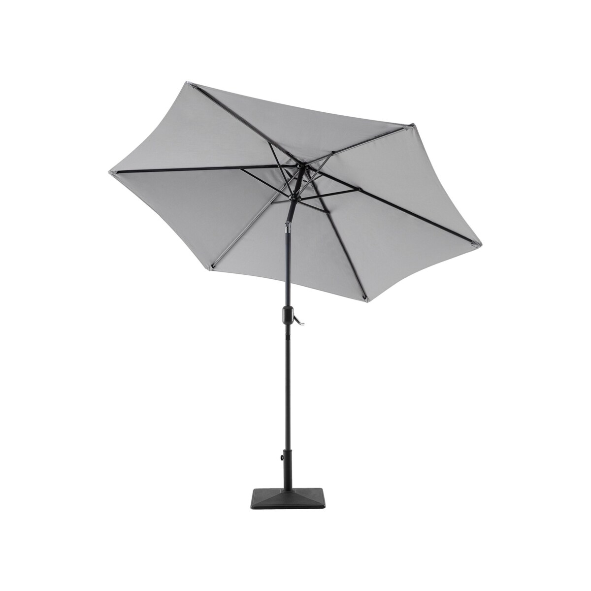 Parasol ogrodowy ⌀ 270 cm ciemnoszary VARESE