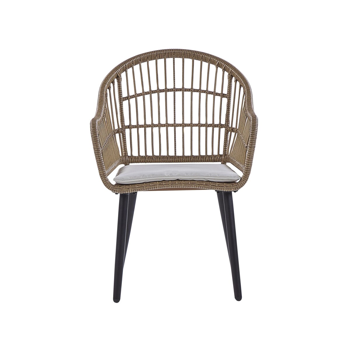 Zestaw ogrodowy dla 6 osób ALIANO II z poduszkami Technorattan Beżowy