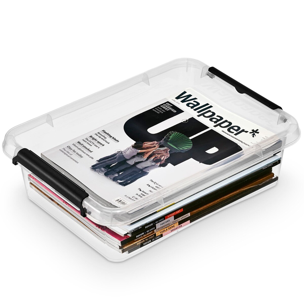 Pojemnik Plastikowy Pudełko Z Pokrywą Pudło Box Do Przechowywania 8,5L