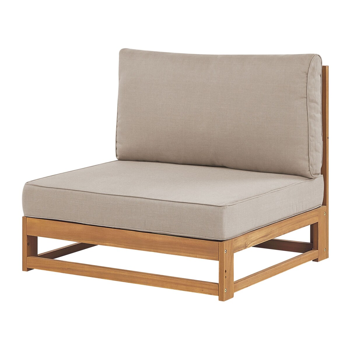 Sofa ogrodowa z-certyfikowanego-drewna-akacjowego 3-osobowa jasna TIMOR II