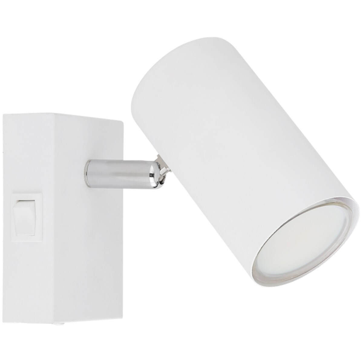 Lampa ścienna ruchoma Robby 57911-1W z włącznikiem biała