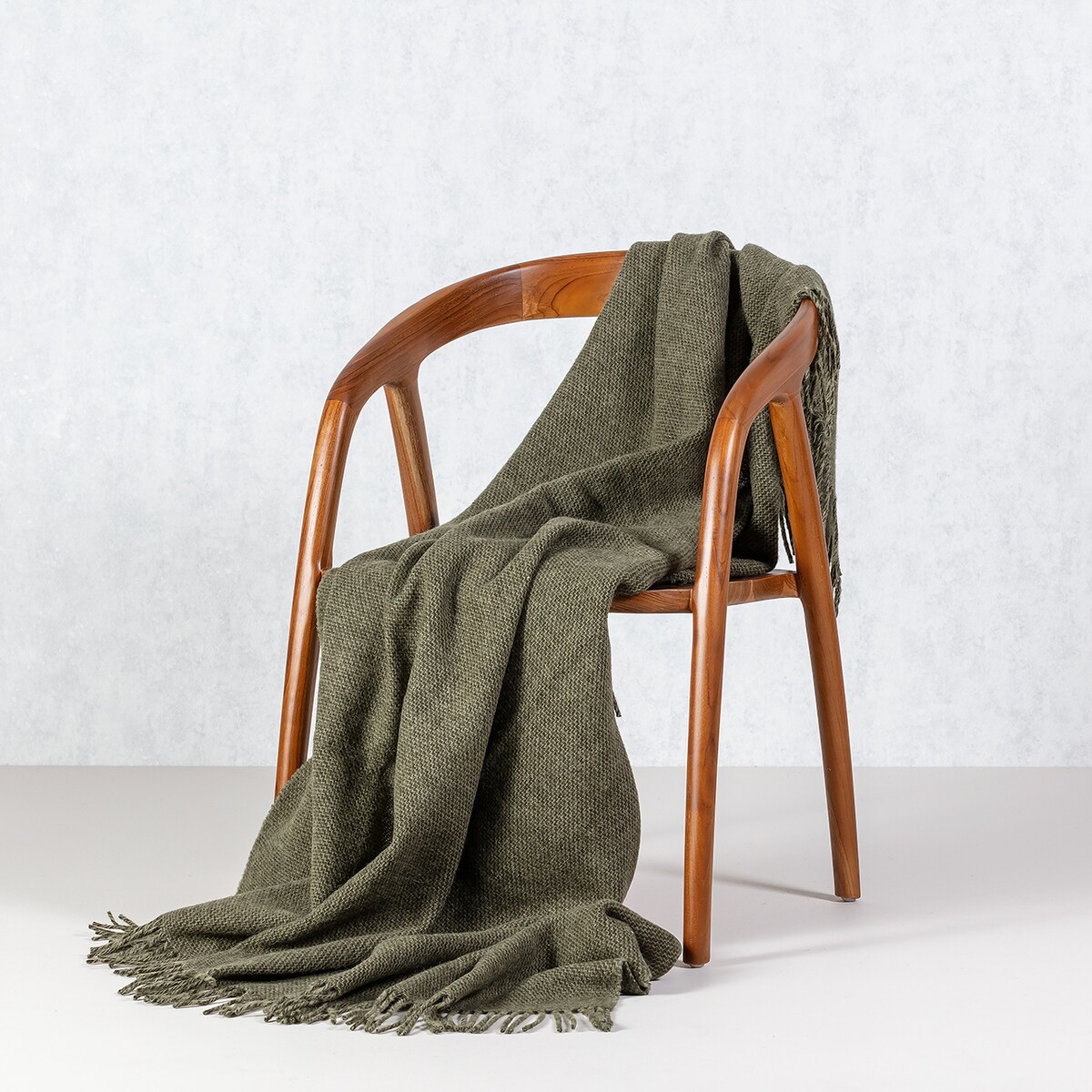 Pled Zelandia 140x200cm melange green tea, 140 x 200 cm