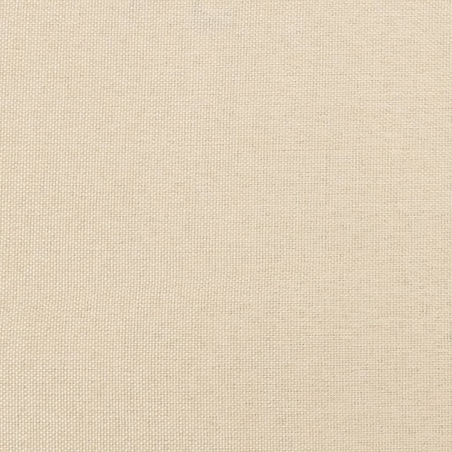 vidaXL Zagłówek uszak, kremowy, 163x16x78/88 cm, tkanina