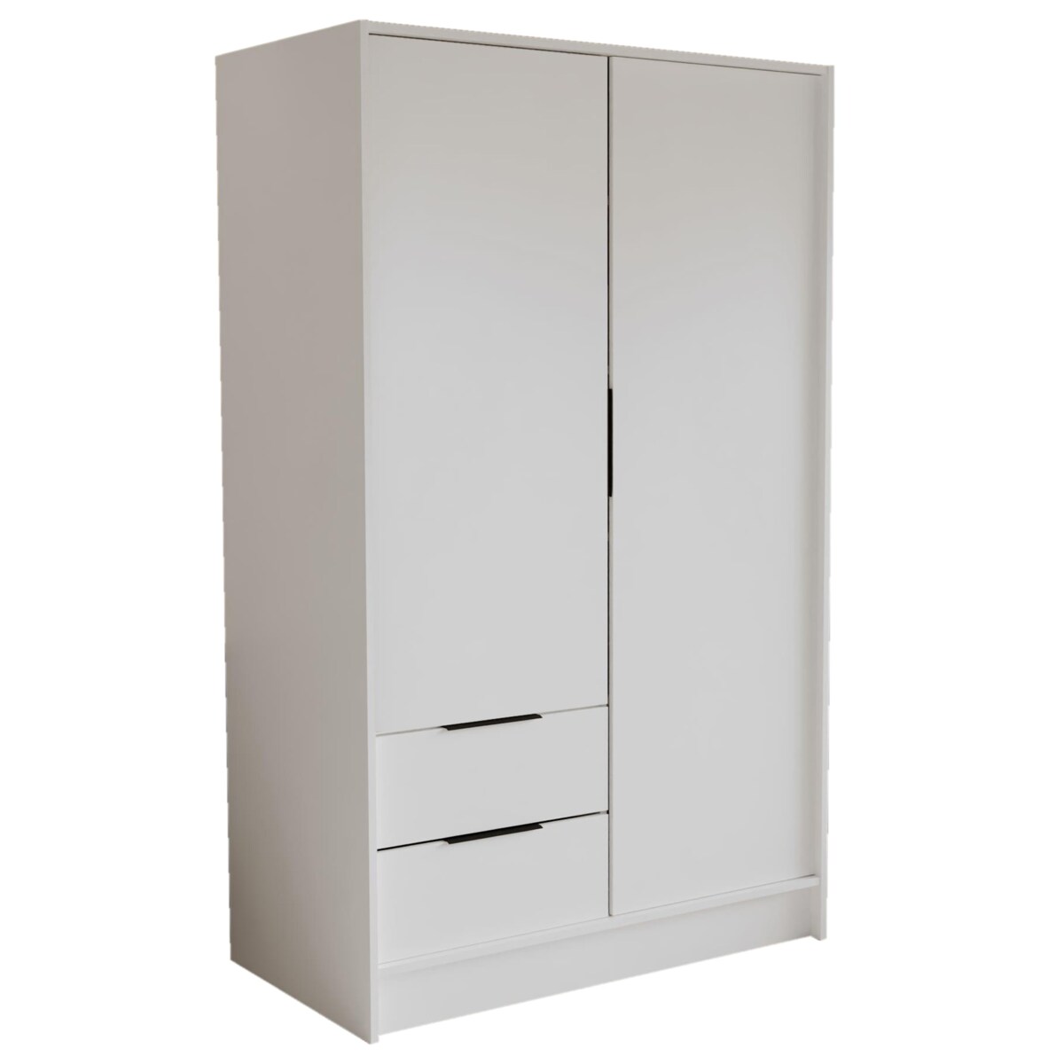 Szafa NIKOLA 103 klasyczna z regulowanymi półkami do przedpokoju-biała