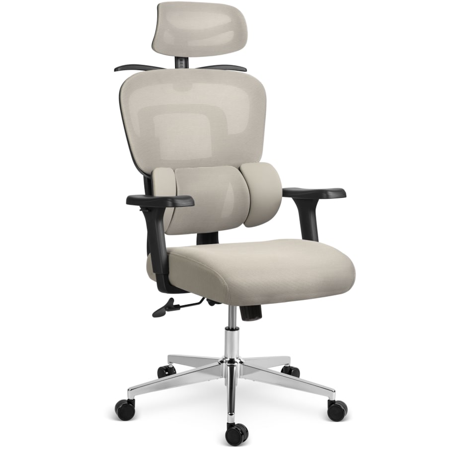 Fotel biurowy obrotowy ergonomiczny krzesło Sofotel Talin szare