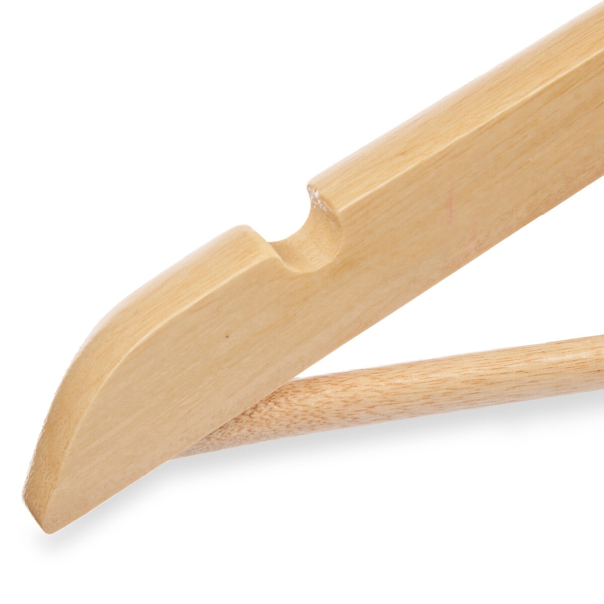 Drewniane wieszaki do garderoby WOODEN, 8 sztuk