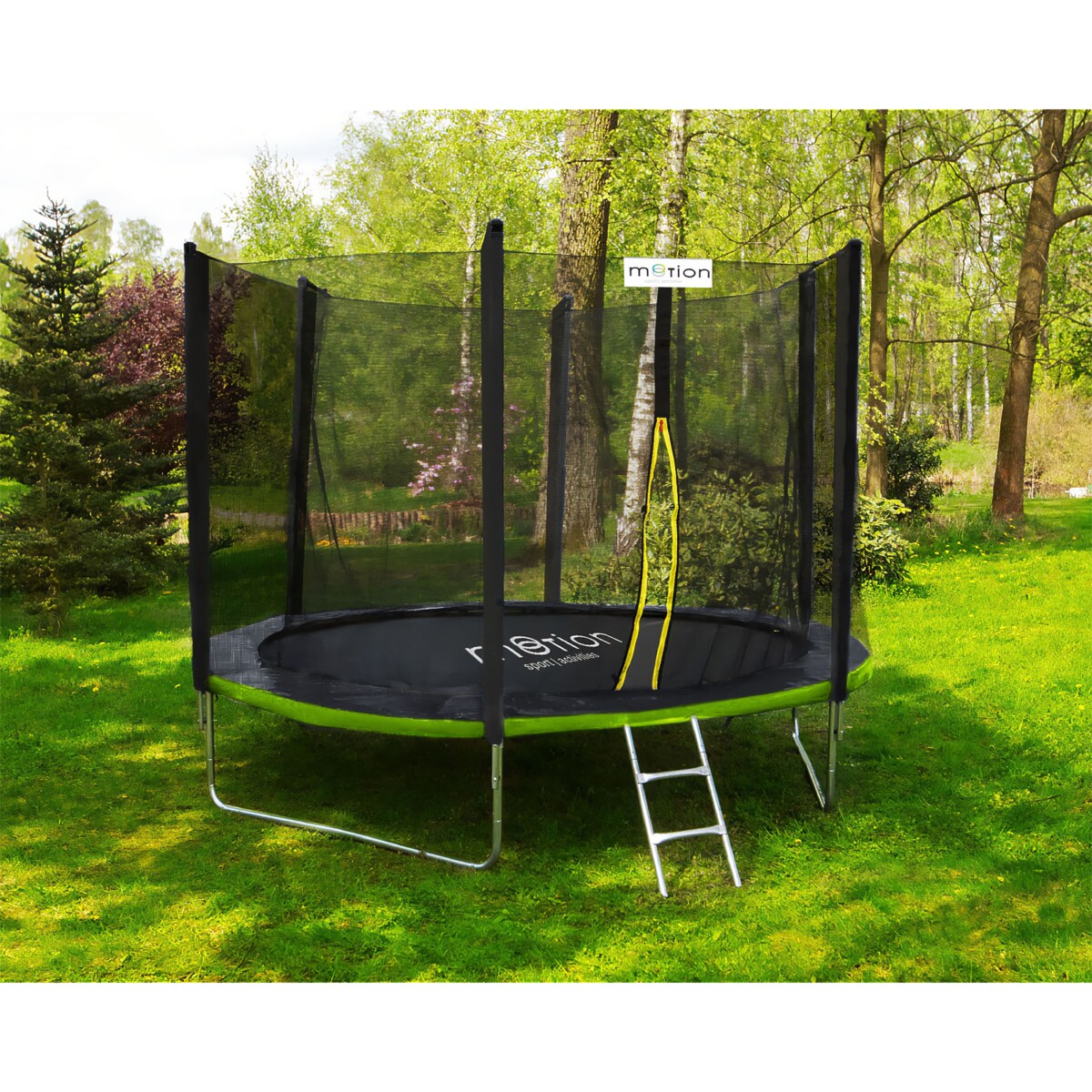 Trampolina Ogrodowa Motion Drabinka 244Cm Ft8 2,44 Na Dwór Do Zabawy Dzieci