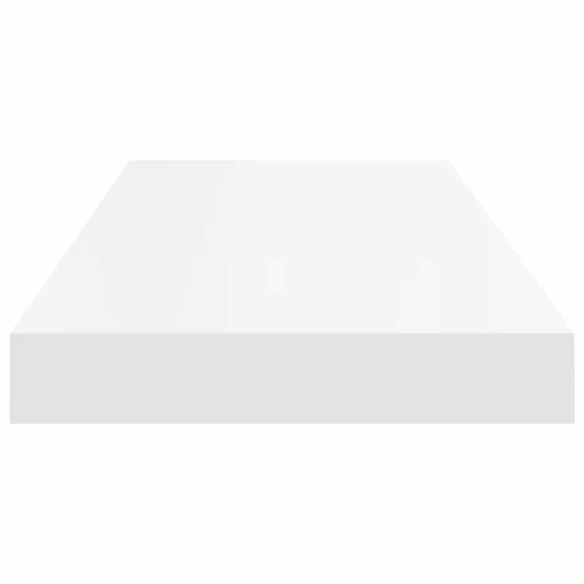 vidaXL Półki ścienne, 2 szt., białe, 60x23,5x3,8 cm, MDF