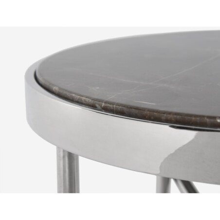 Stolik boczny okrągły Cruz 51x51x59 cm