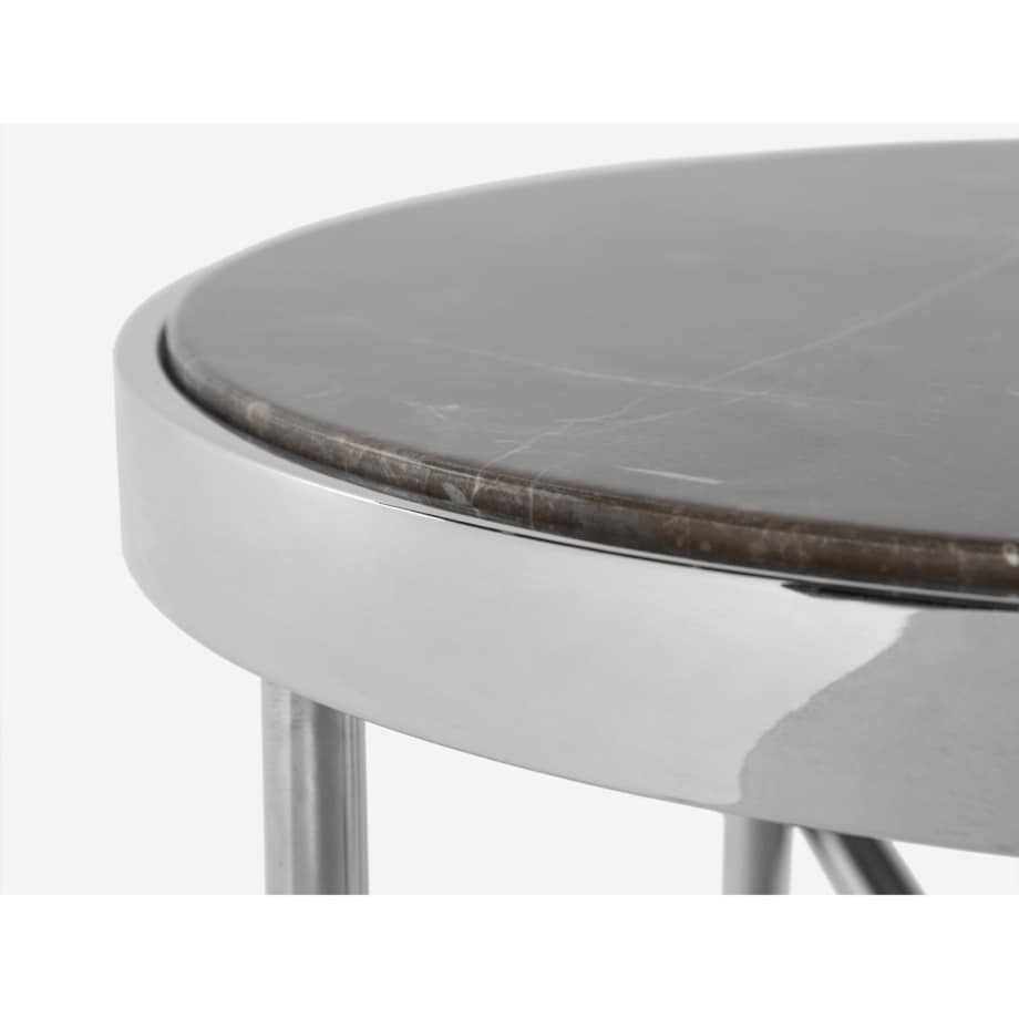 Stolik boczny okrągły Cruz 51x51x59 cm