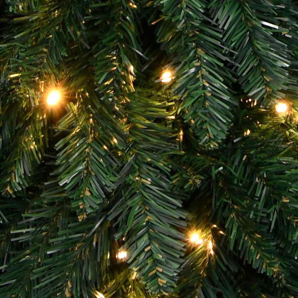 vidaXL Sztuczna choinka z 60 lampkami LED, 120 cm