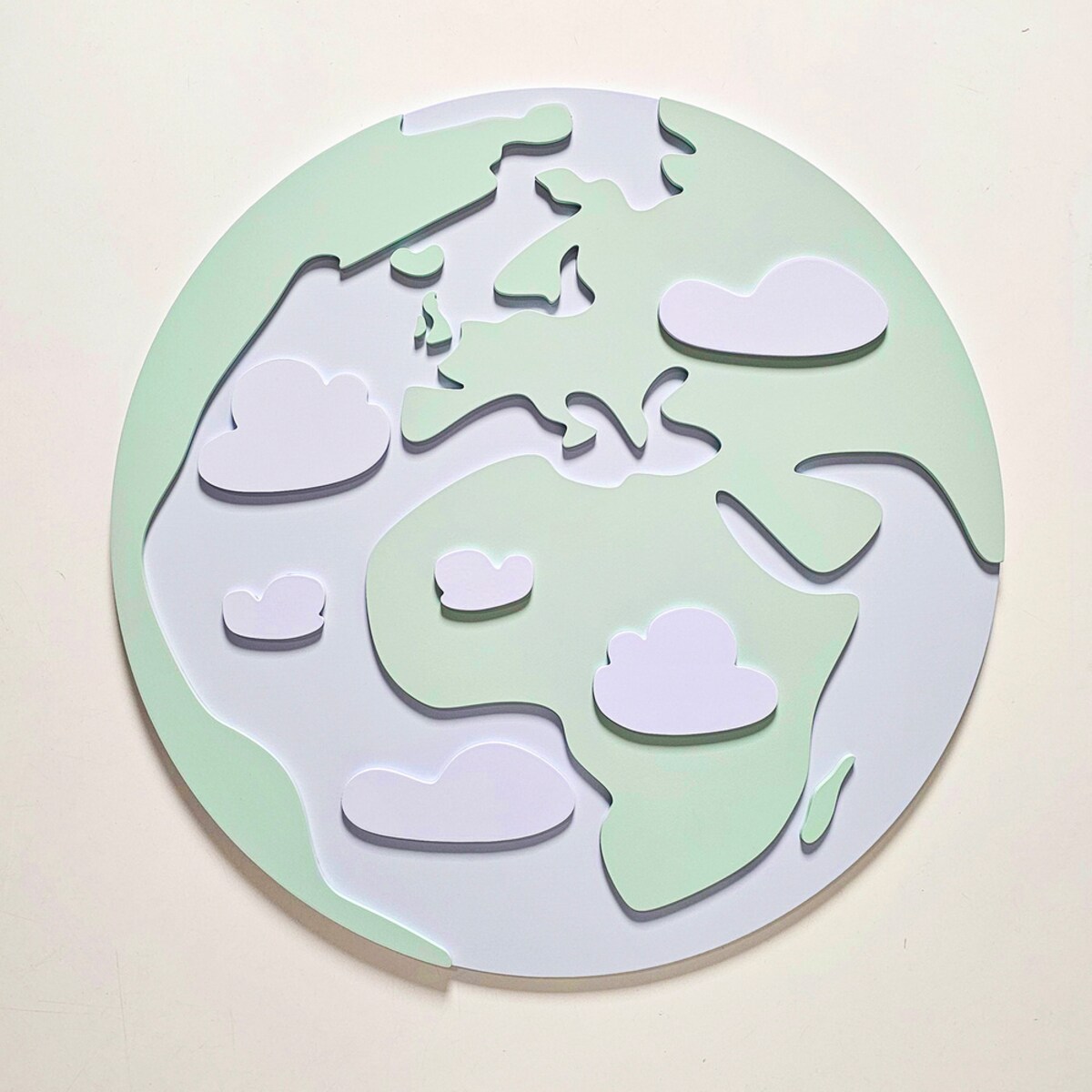 Dekoracja Ścienna Ziemia - Ozdoba do Pokoju Dziecięcego